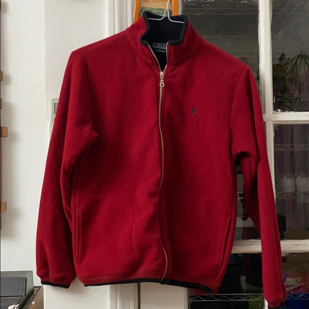 Red Polo Jacket